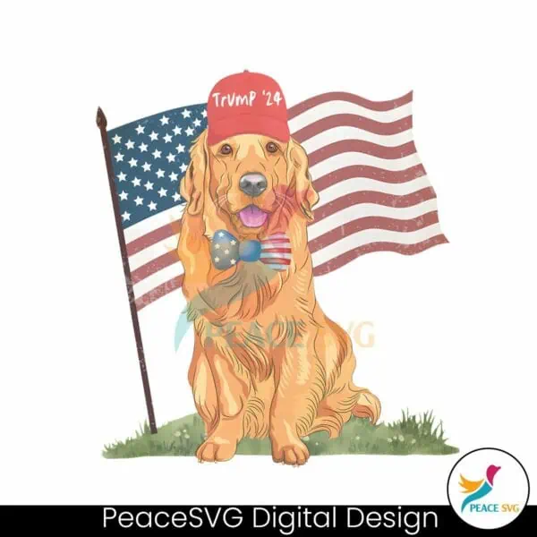 retro-trump-24-dog-usa-flag-png