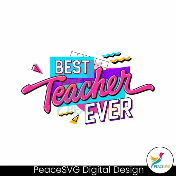 groovy-best-teacher-ever-back-to-school-svg