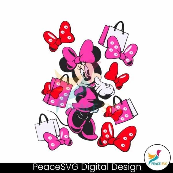 cute-minnie-mouse-fashion-shopping-svg