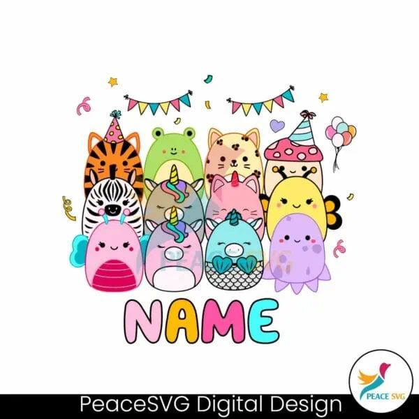 personalized-cute-squishmallows-with-name-birthday-svg