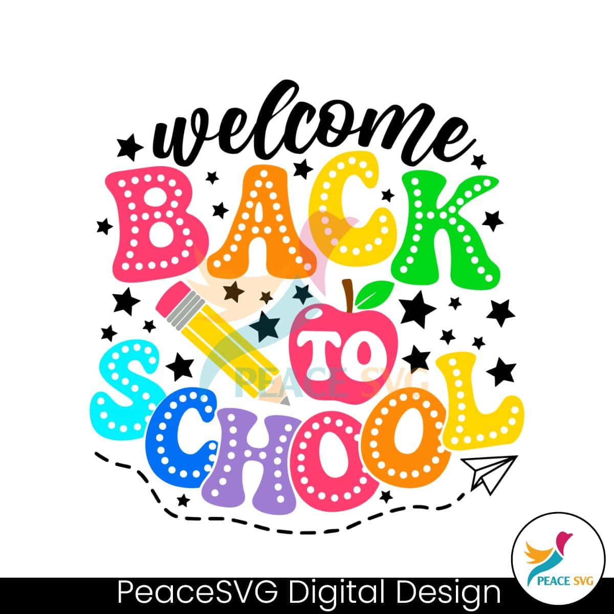 Retro Welcome Back To School Student Back SVG » PeaceSVG