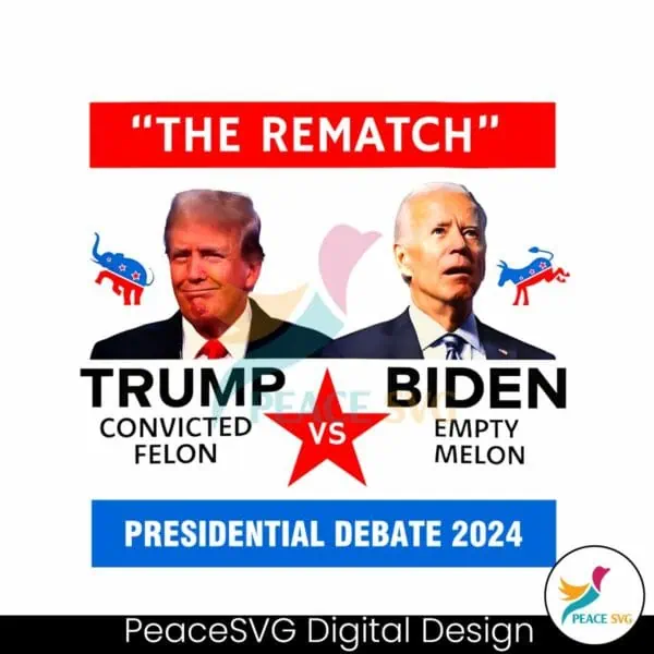 the-rematch-trump-vs-biden-presidential-debate-2024-png