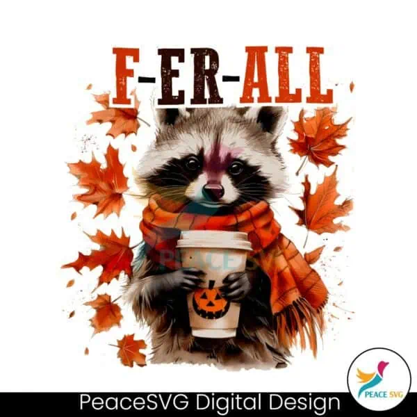 feral-girl-fall-raccoon-meme-autumn-png