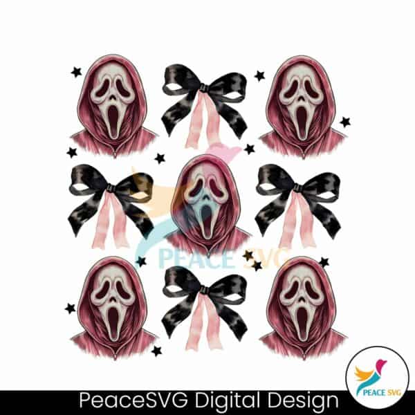 pink-halloween-coquette-bow-ghostface-scream-png