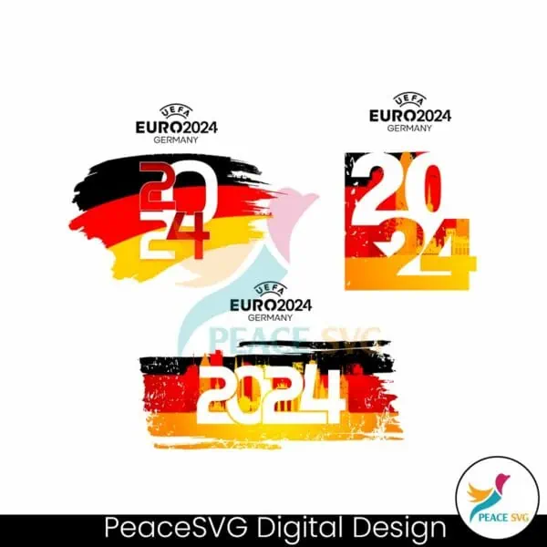 euro-2024-germany-european-football-png-bundle