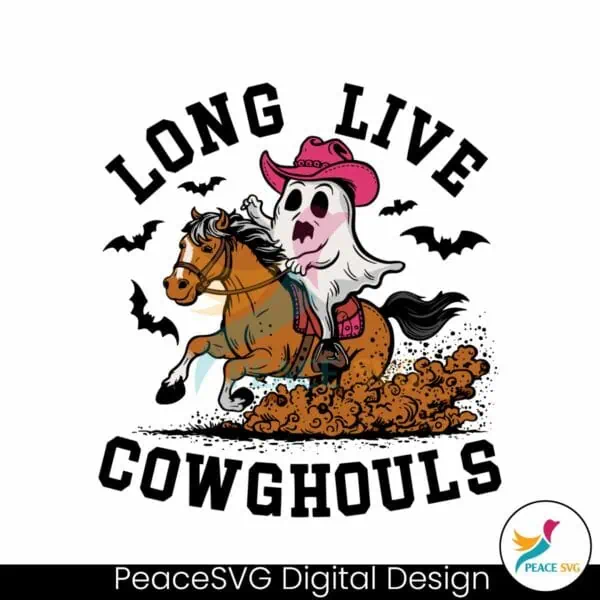 long-live-cowghouls-ghost-and-horse-svg