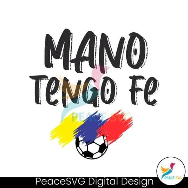 mano-tengo-fe-venezuela-soccer-svg