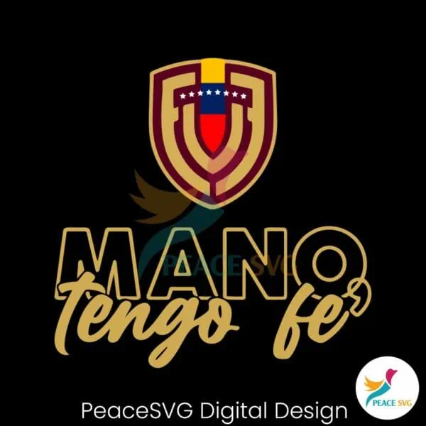 retro-mano-tengo-fe-venezuela-football-team-svg