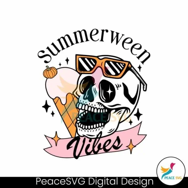 summerween-vibes-skull-ice-cream-cone-svg