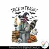 retro-trick-or-trashy-raccoon-witch-vibe-png
