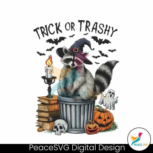 retro-trick-or-trashy-raccoon-witch-vibe-png