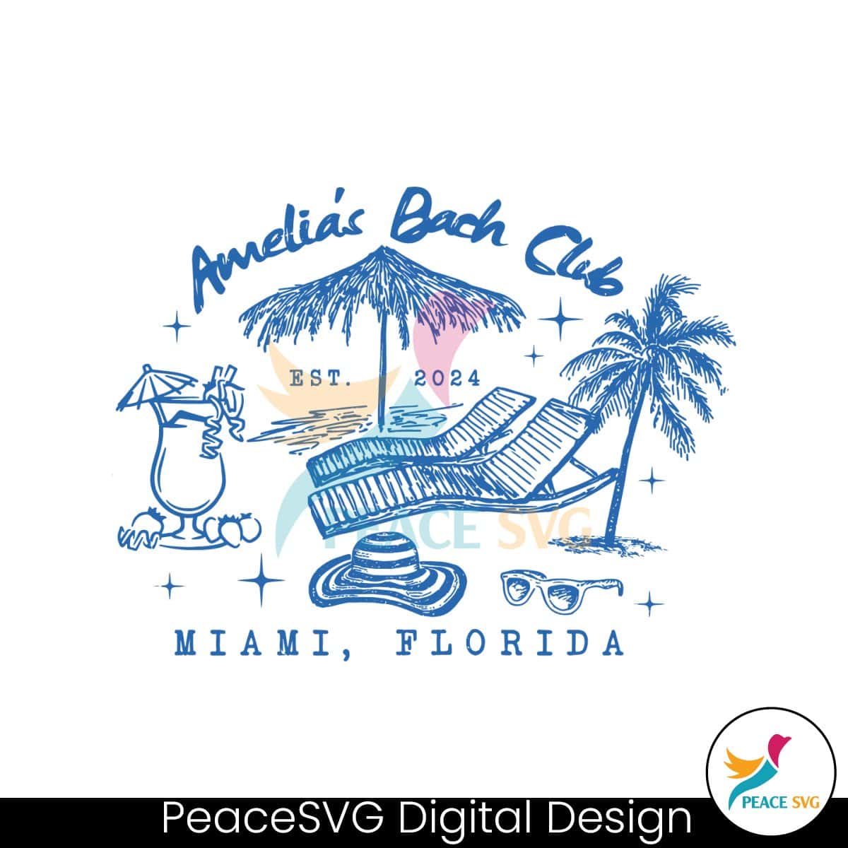 Custom Beach Bachelorette Florida SVG » PeaceSVG