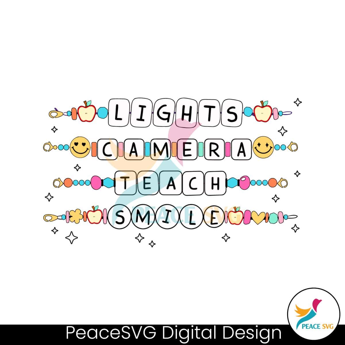 lights-camera-teach-smile-teacher-friendship-bracelet-svg