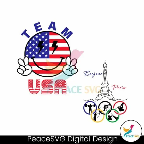 team-usa-bonjour-paris-eiffel-tower-svg