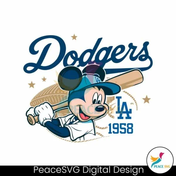 mickey-mouse-dodgers-1958-baseball-svg