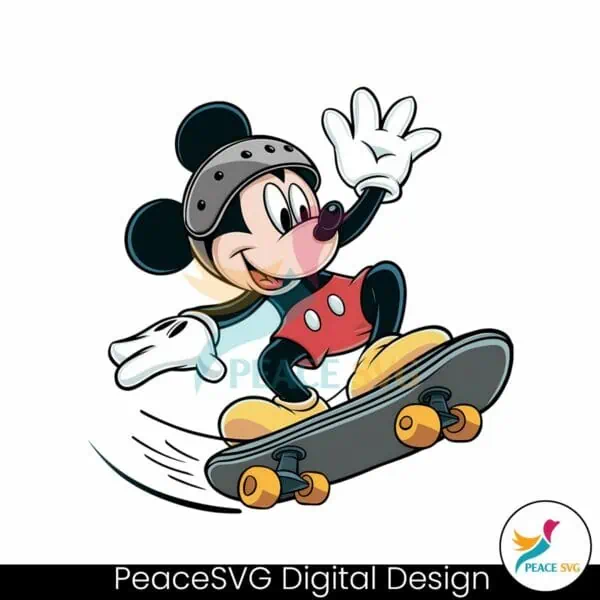 funny-disney-mickey-mouse-skateboarding-png