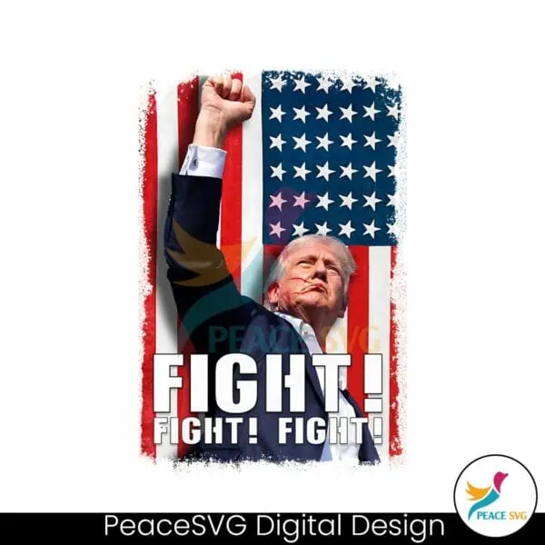 trump-fight-fight-fight-usa-flag-png