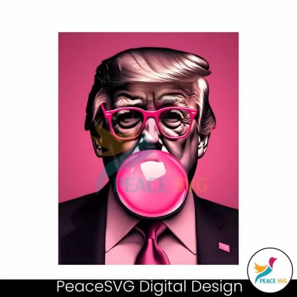 trump-pink-bubblegum-sarcastic-trump-png