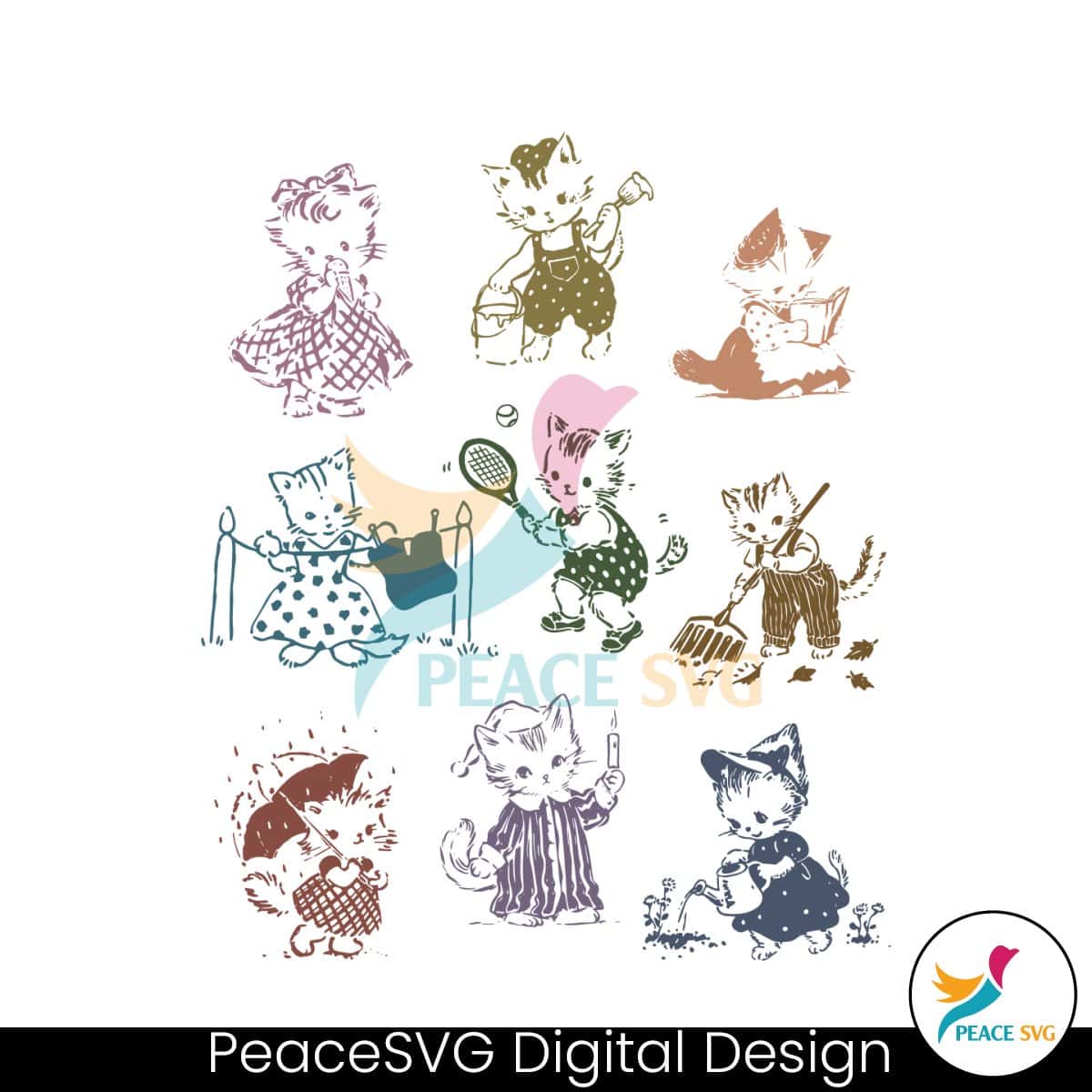 vintage-90s-tattoo-cat-kitten-playing-svg