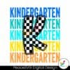 checkered-k-kindergarten-1st-day-of-school-svg
