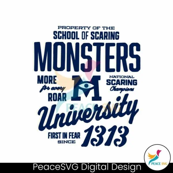 school-of-scaring-monsters-university-1313-svg