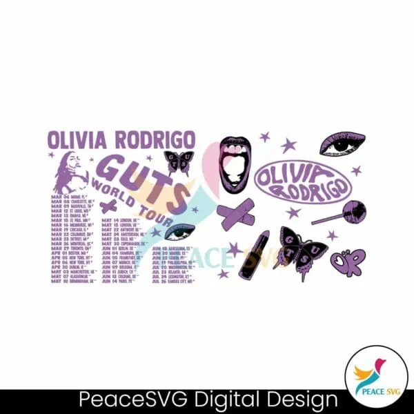 olivia-rodrigo-guts-world-tour-2024-timeline-svg