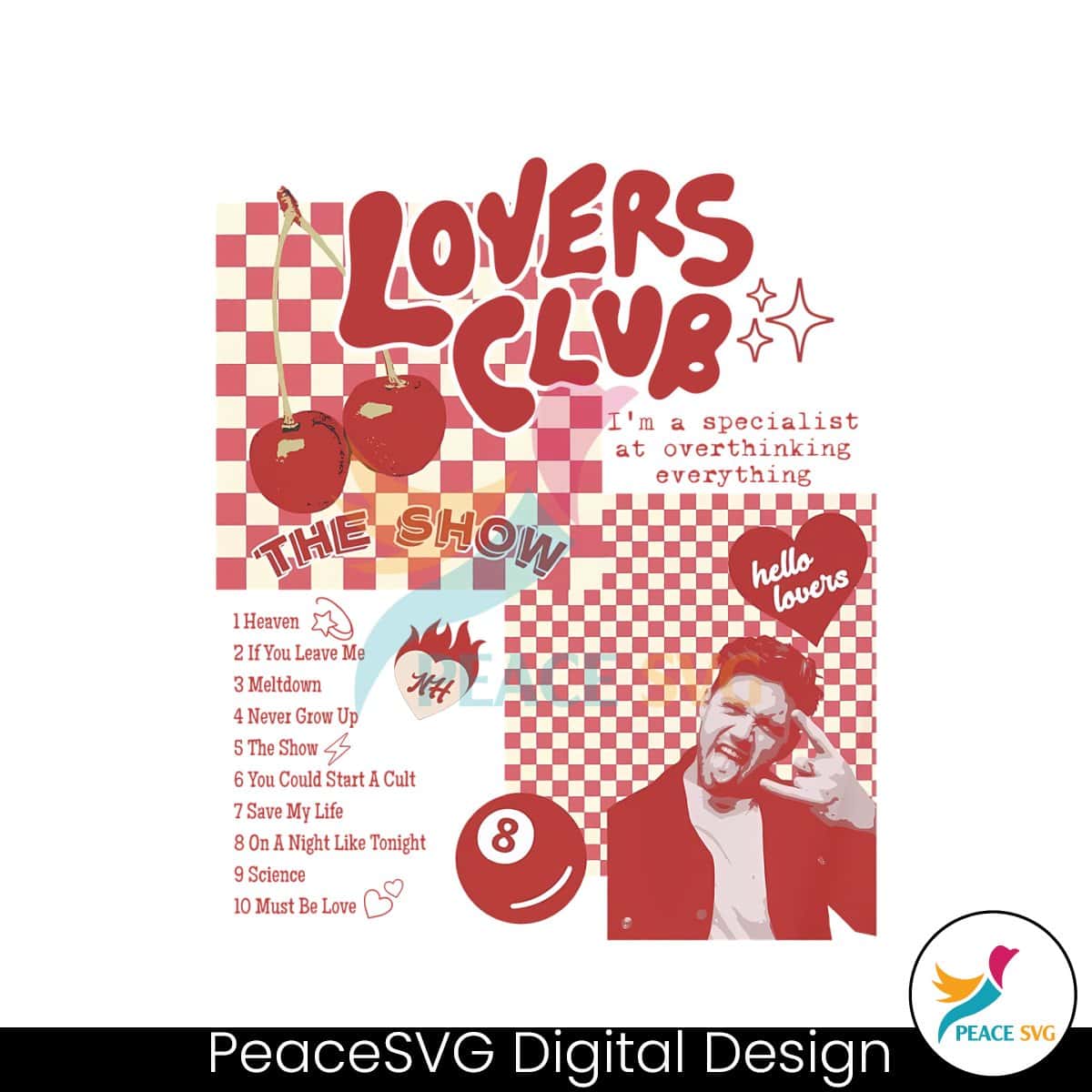 Lovers Club Niall Horan The Show Live on Tour SVG » PeaceSVG