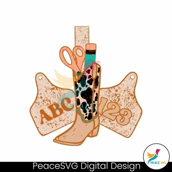 western-teacher-abc-123-cowgirl-boots-svg