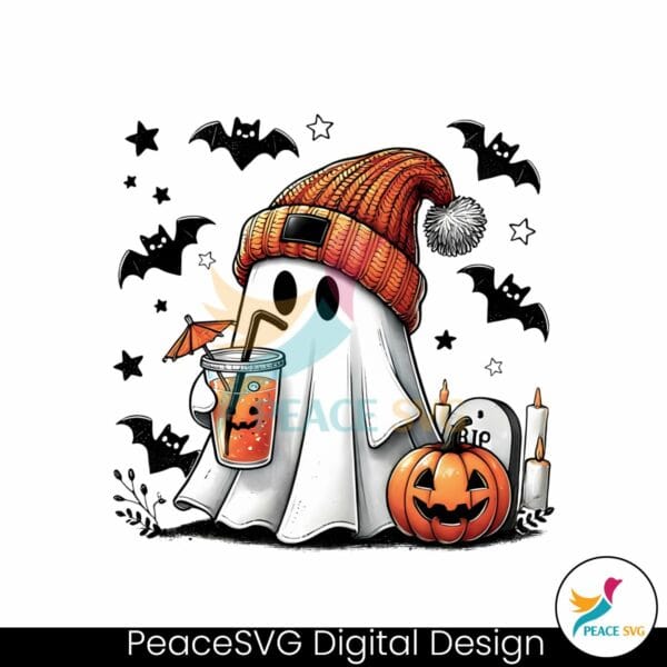 halloween-ghost-pumpkin-spice-latte-png