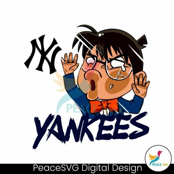 mlb-new-york-yankees-edogawa-conan-chibi-svg