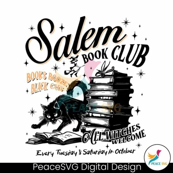 black-cat-salem-book-club-all-witches-welcome-svg