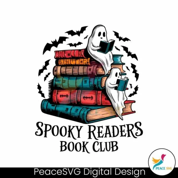 bookish-ghost-spooky-readers-book-club-png