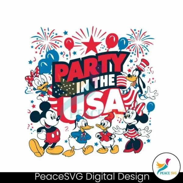 mickey-and-friends-party-in-the-usa-svg