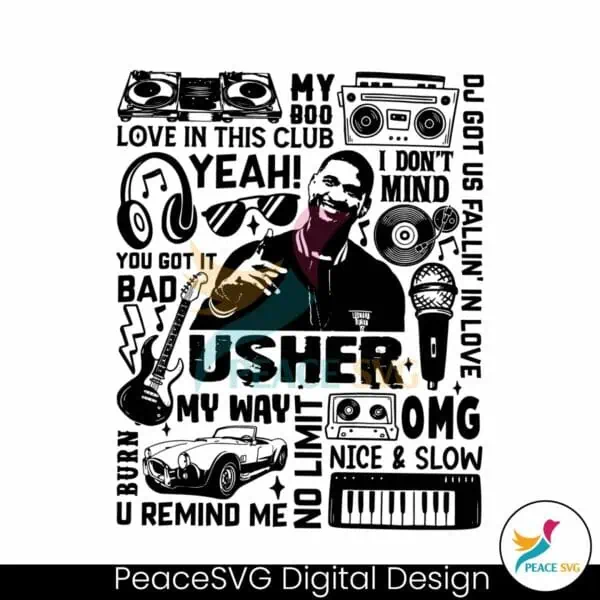 usher-concert-pop-music-love-in-this-club-svg