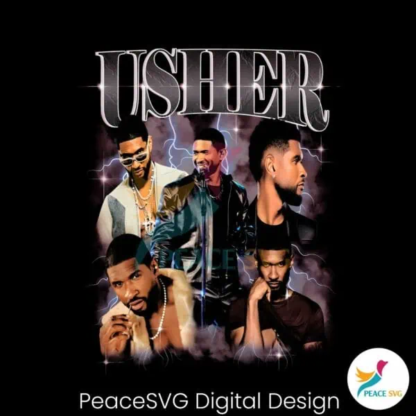 retro-usher-singer-pop-music-png