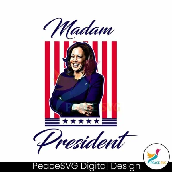 madam-president-kamala-harris-democratic-party-png