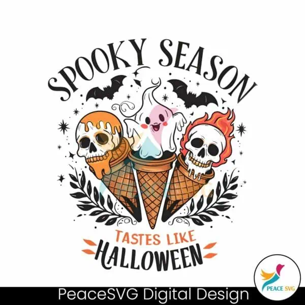 ice-cream-cones-spooky-season-tastes-like-halloween-png