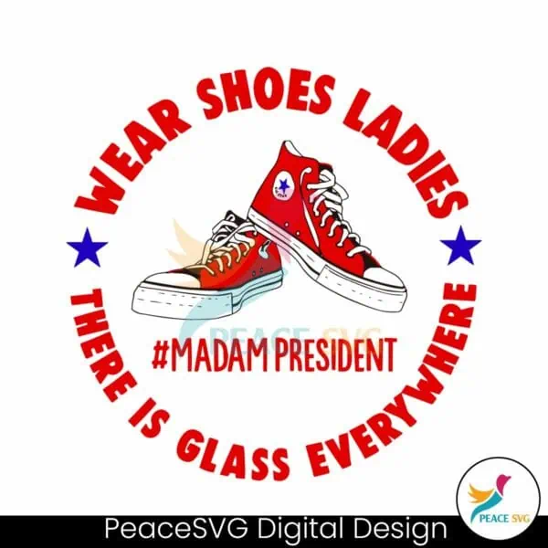 wear-shoes-ladies-madam-president-svg