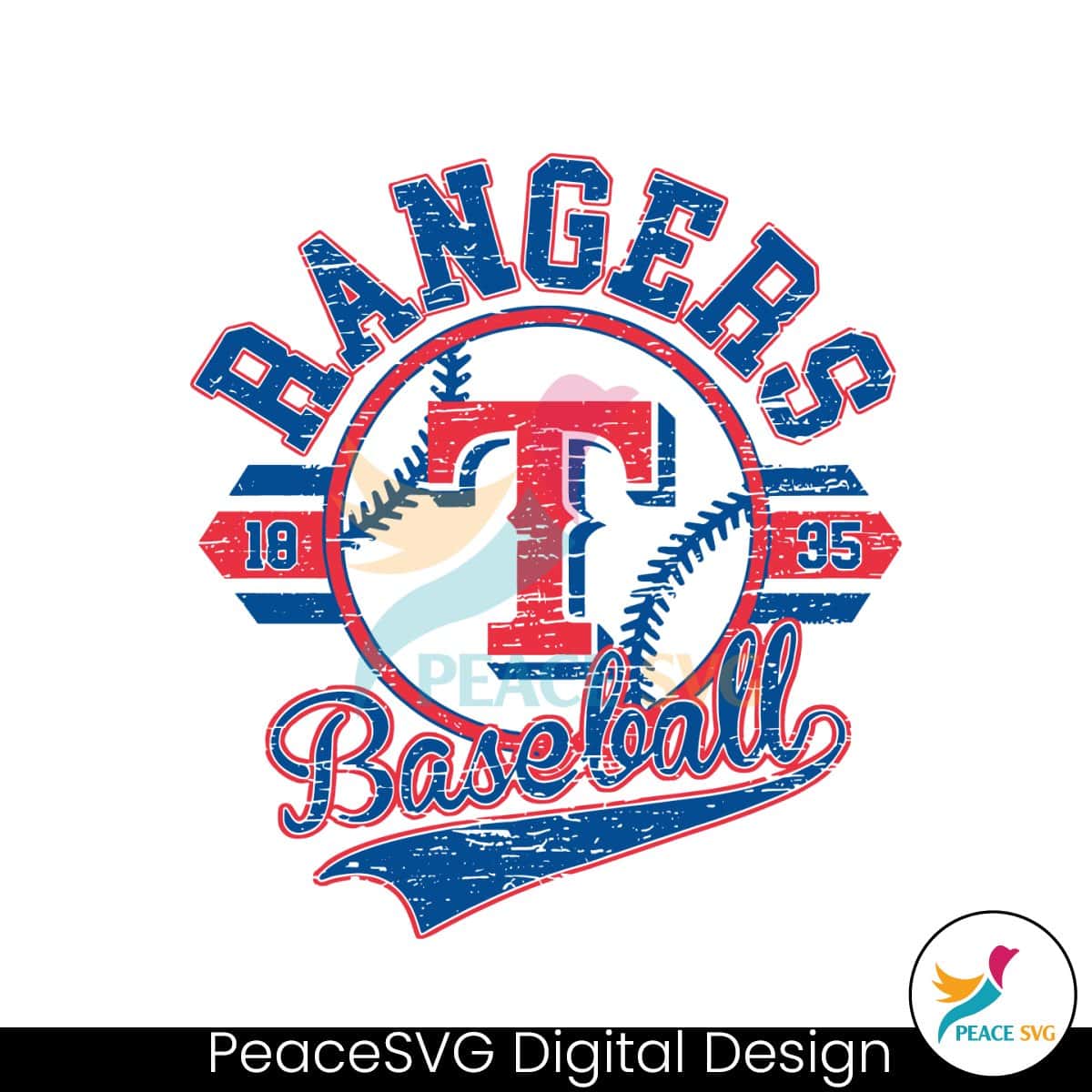 Rangers Baseball 1935 Mlb Team Svg » Peacesvg