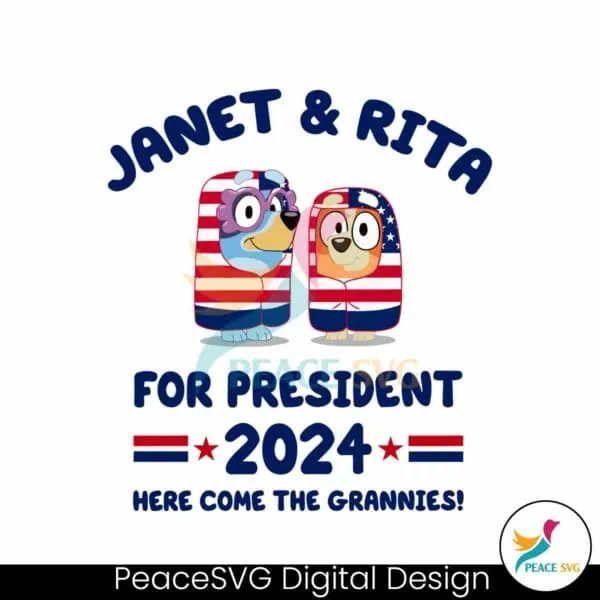 funny-janet-and-rita-for-president-2024-election-svg