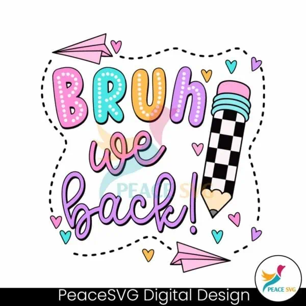 retro-bruh-we-back-checkered-pencil-svg