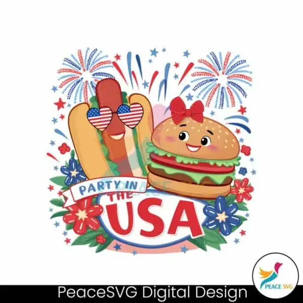 party-in-the-usa-hotdog-and-hamburger-png