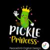 pickle-princess-pickle-cucumber-girl-svg