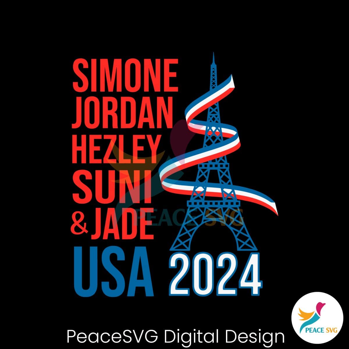 2024-olympics-usa-gymnastics-womens-team-svg