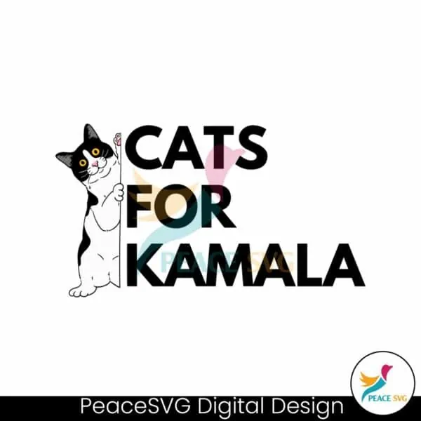 cats-for-kamala-progressive-2024-election-svg