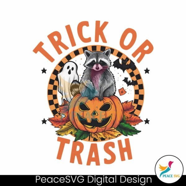 vintage-trick-or-trash-autumn-ghost-raccoon-png