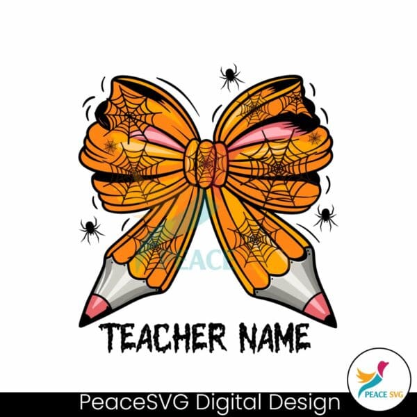 personalized-teacher-coquette-halloween-bow-svg