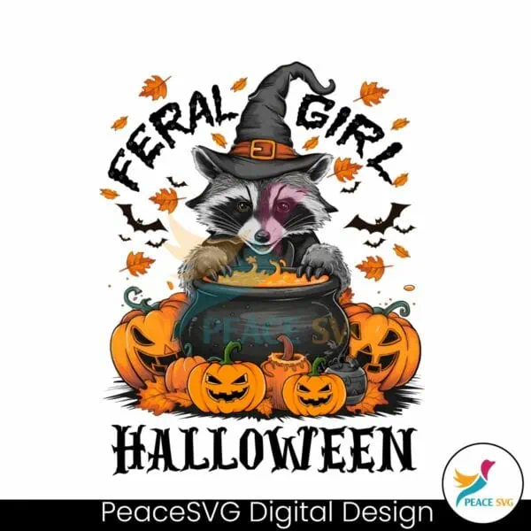 feral-girl-halloween-witchy-raccoon-png