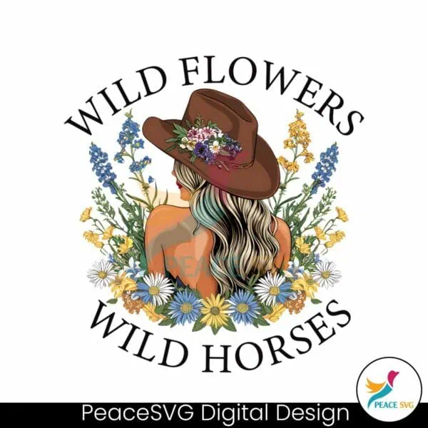 wild-flowers-wild-horses-western-girl-png