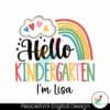 custom-hello-kindergarten-rainbow-svg